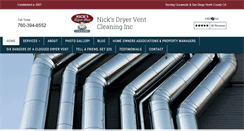 Desktop Screenshot of oceansideairductcleaning.com